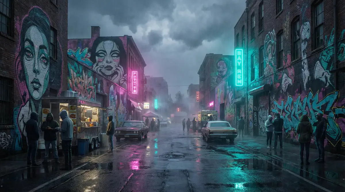 爆丸小子第1部 - 雨夜壁画街